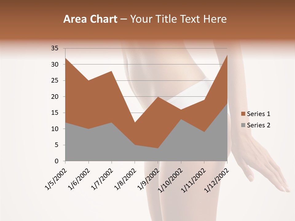 Skin Isolated Girl PowerPoint Template