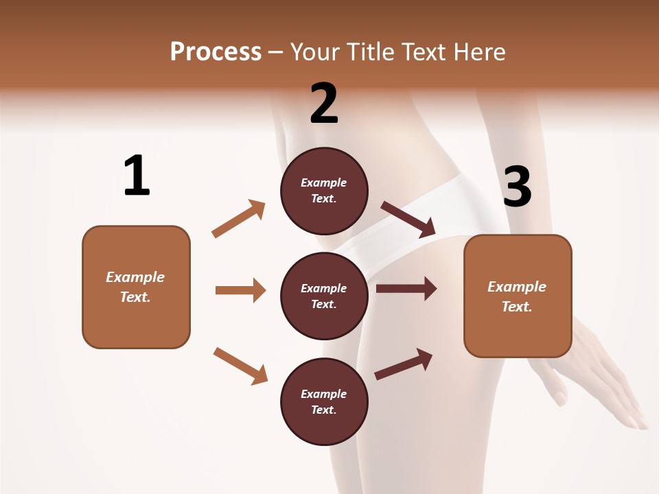 Skin Isolated Girl PowerPoint Template