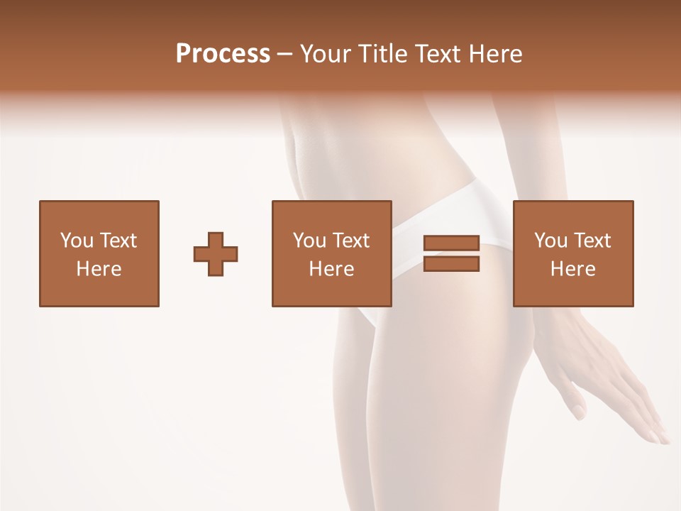 Skin Isolated Girl PowerPoint Template