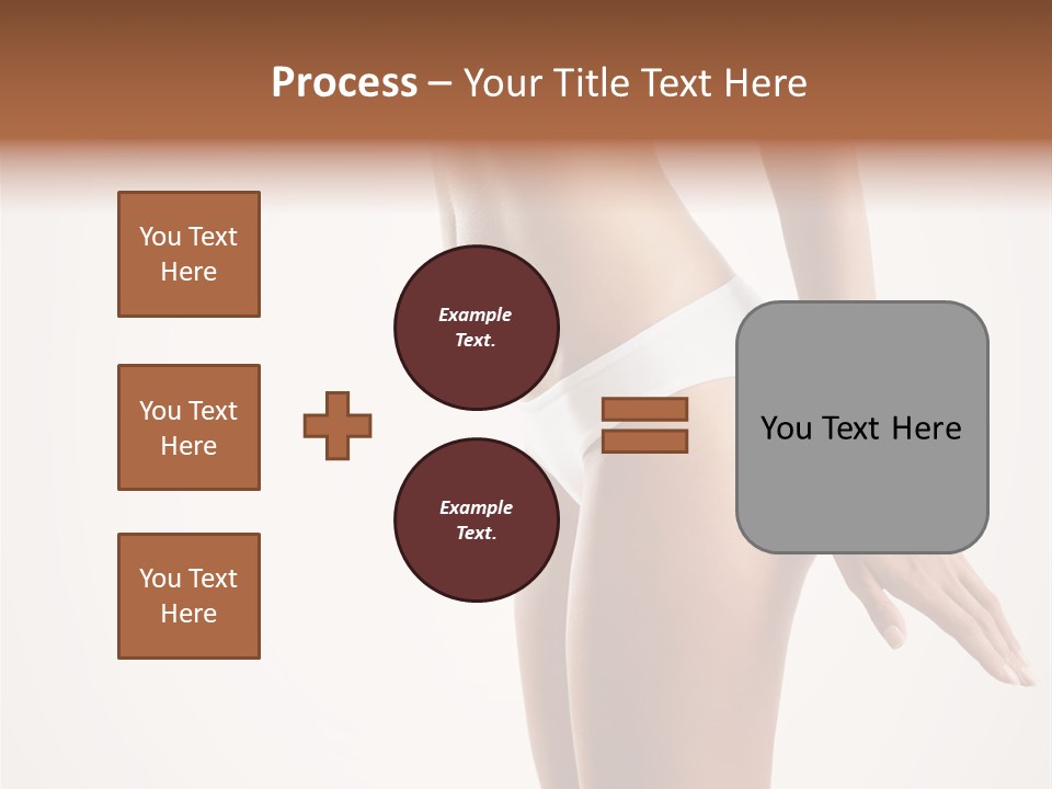 Skin Isolated Girl PowerPoint Template