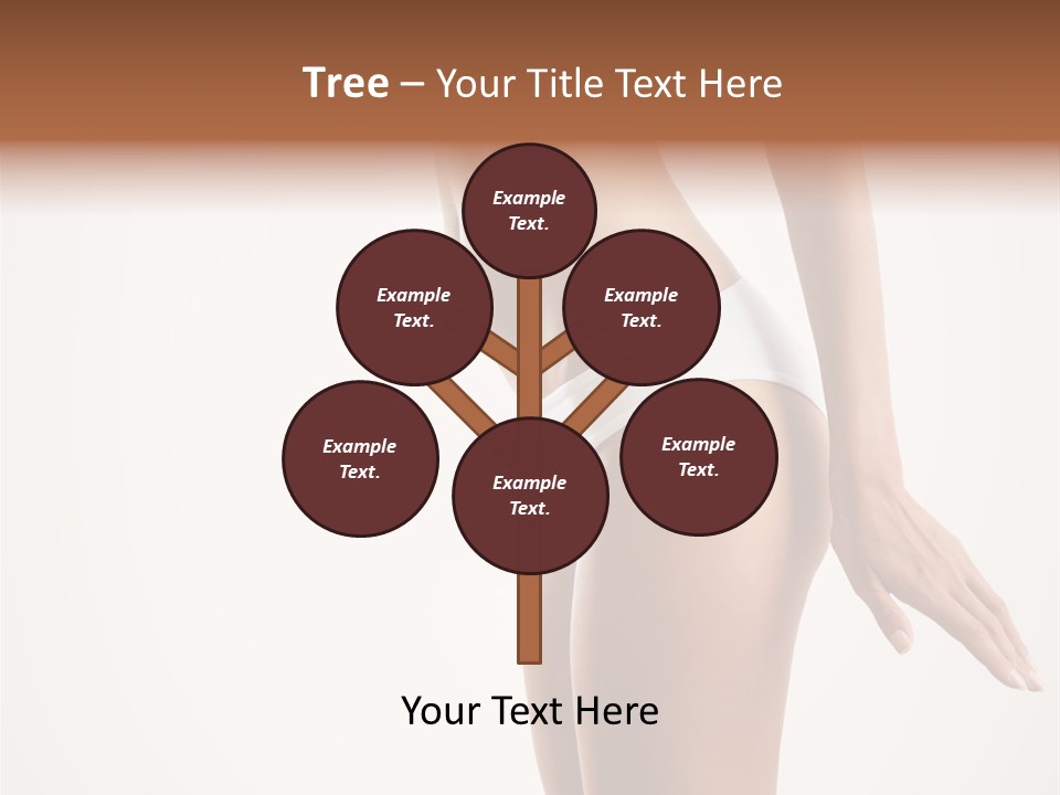 Skin Isolated Girl PowerPoint Template