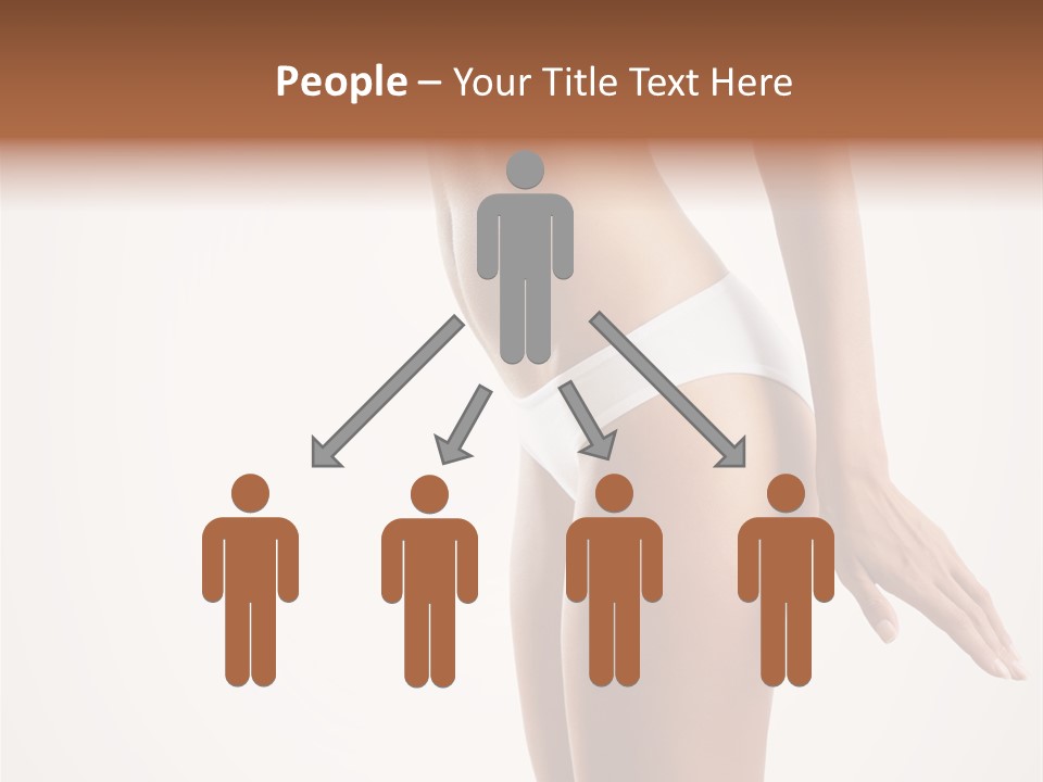 Skin Isolated Girl PowerPoint Template