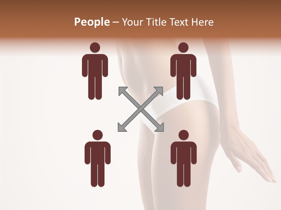 Skin Isolated Girl PowerPoint Template