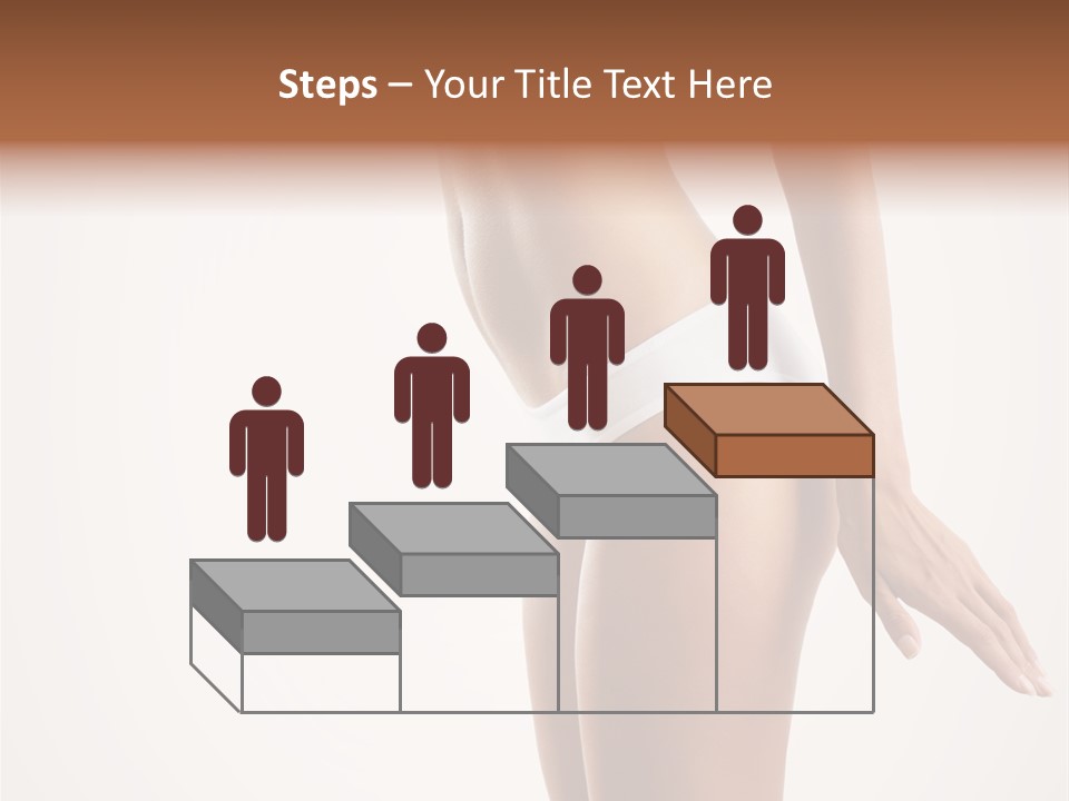 Skin Isolated Girl PowerPoint Template