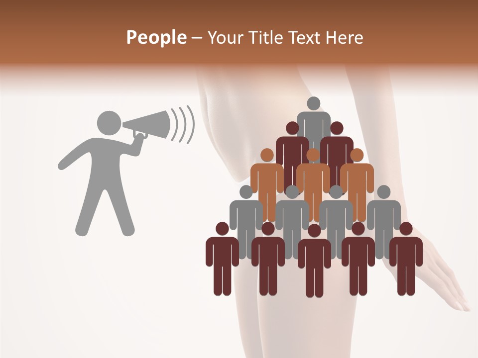 Skin Isolated Girl PowerPoint Template