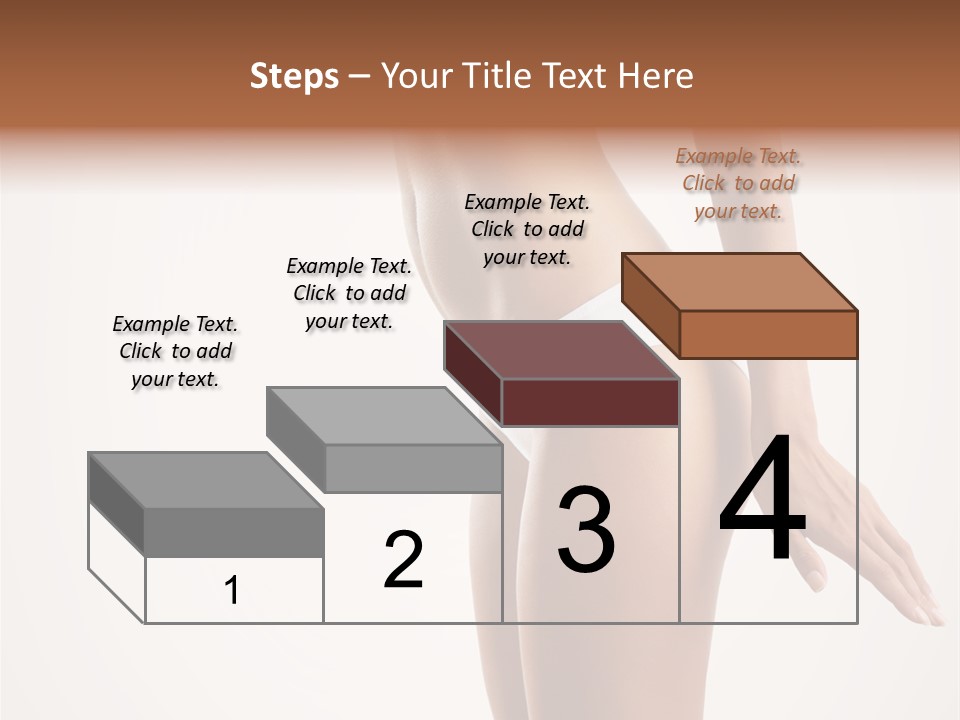 Skin Isolated Girl PowerPoint Template