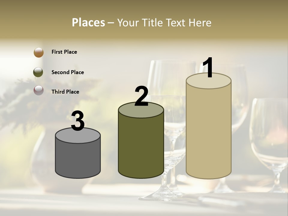 Bottle Lunch Tablecloth PowerPoint Template