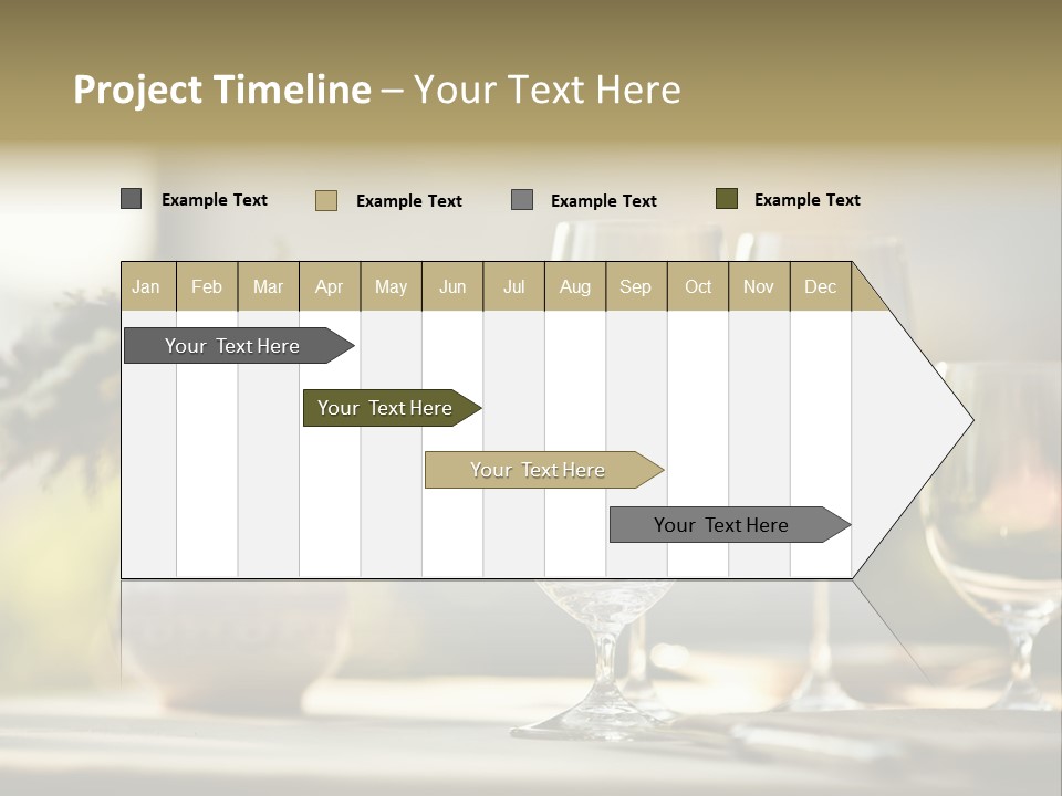 Bottle Lunch Tablecloth PowerPoint Template