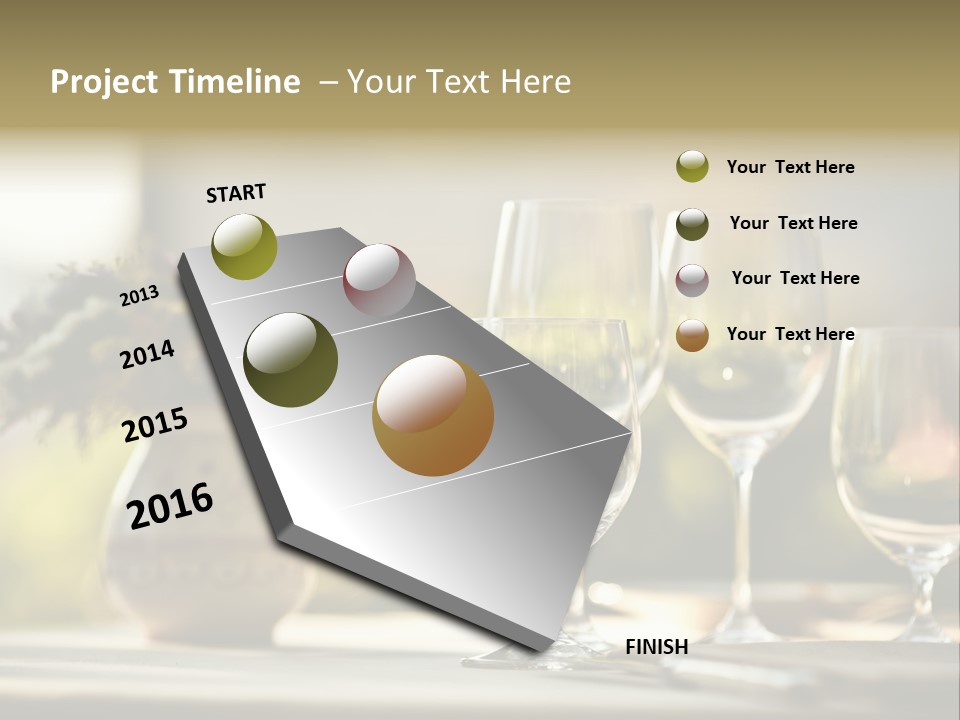 Bottle Lunch Tablecloth PowerPoint Template