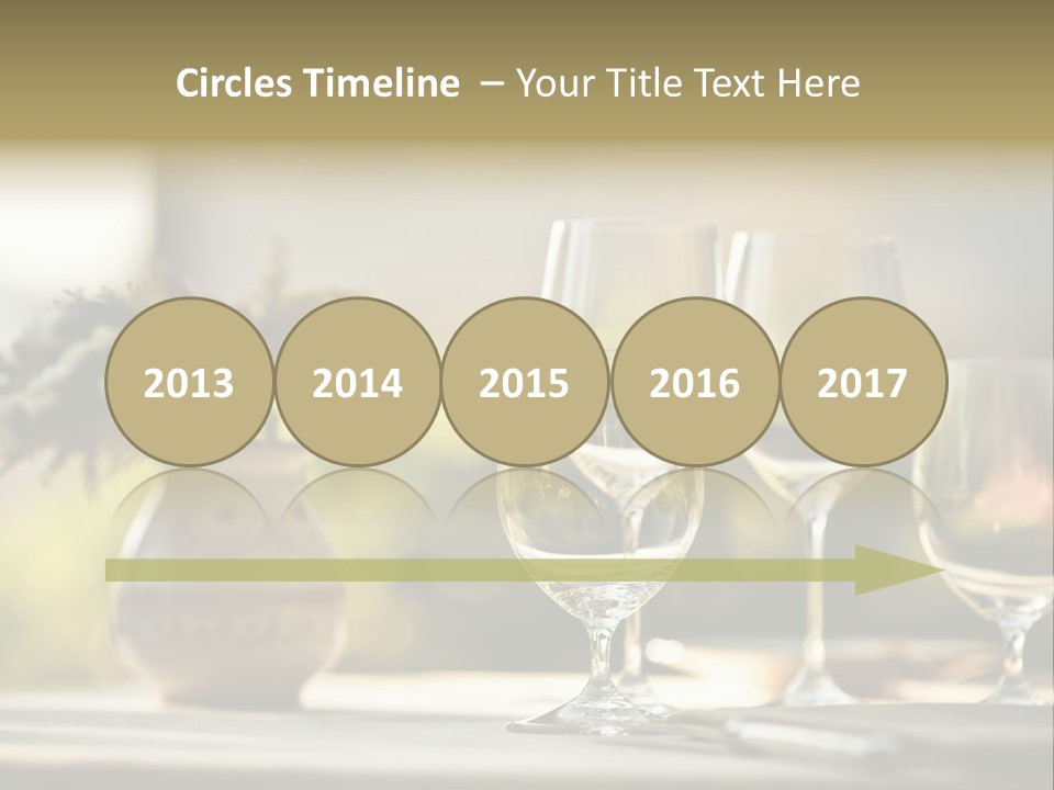 Bottle Lunch Tablecloth PowerPoint Template