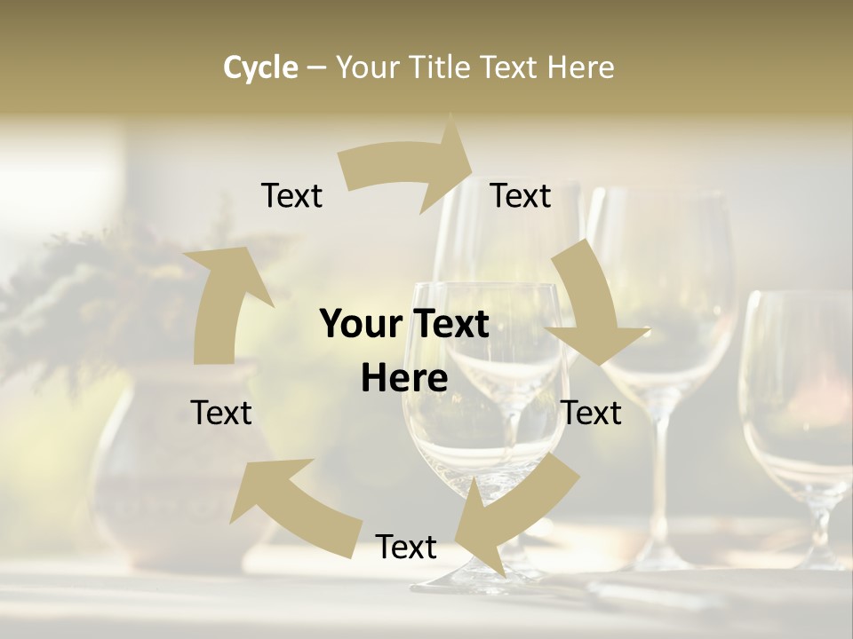 Bottle Lunch Tablecloth PowerPoint Template