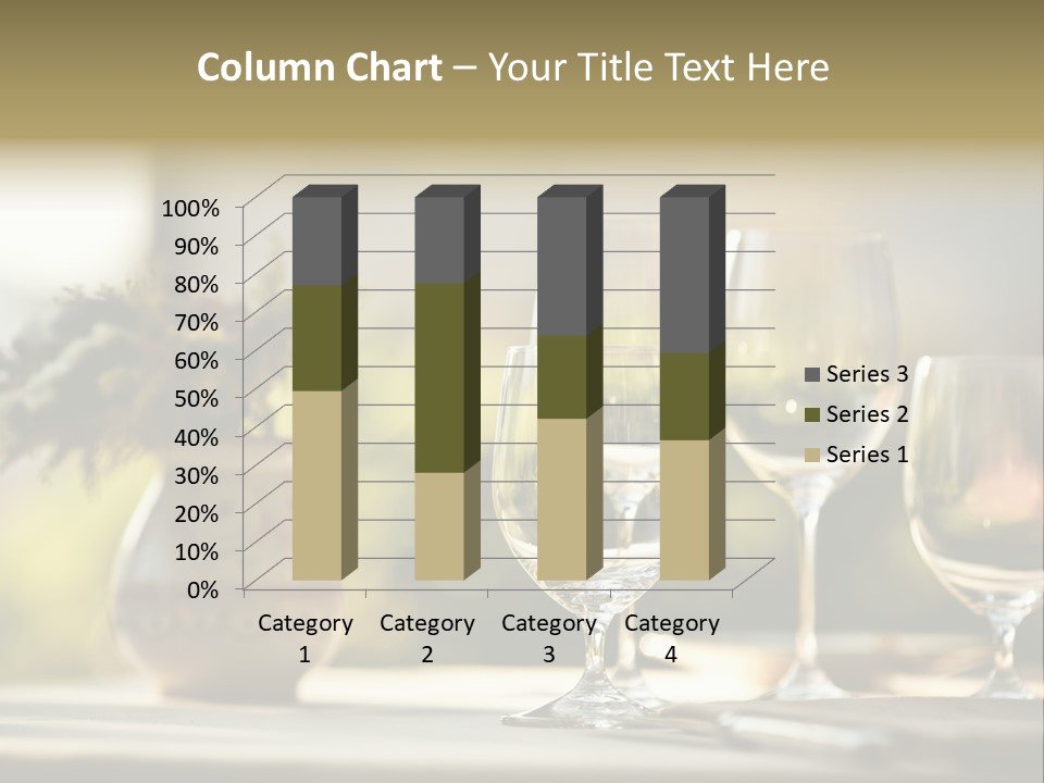 Bottle Lunch Tablecloth PowerPoint Template