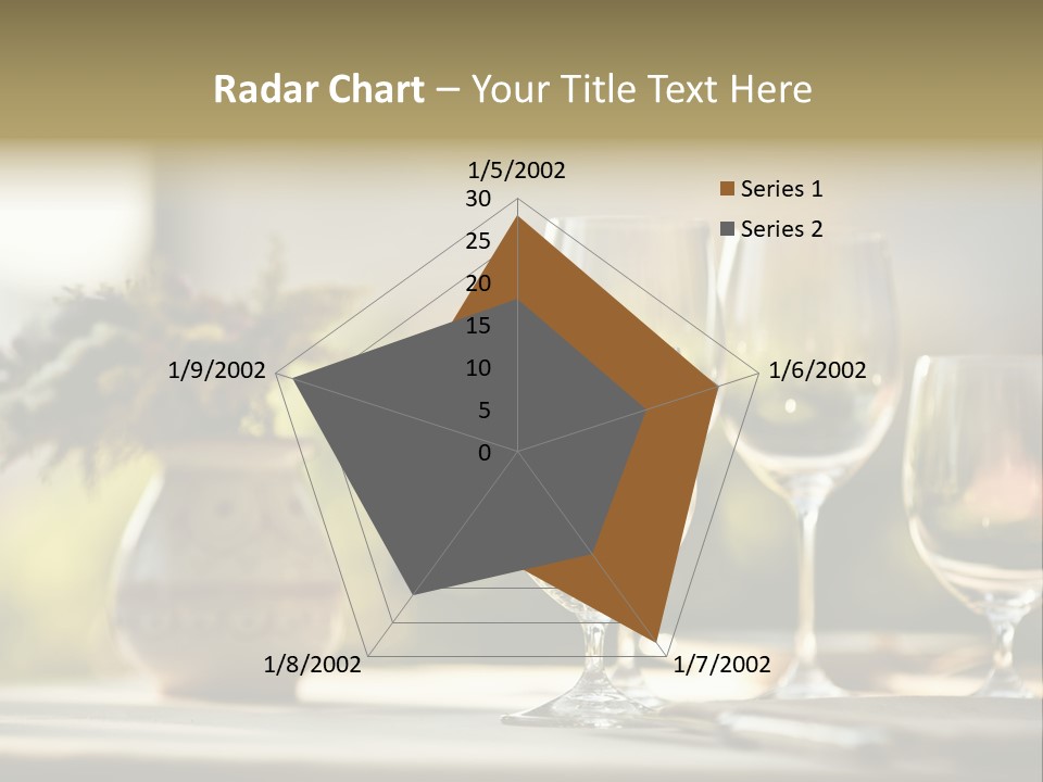 Bottle Lunch Tablecloth PowerPoint Template