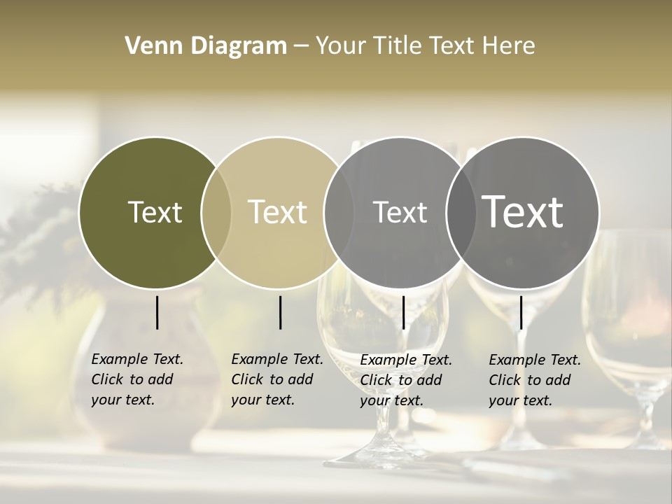 Bottle Lunch Tablecloth PowerPoint Template