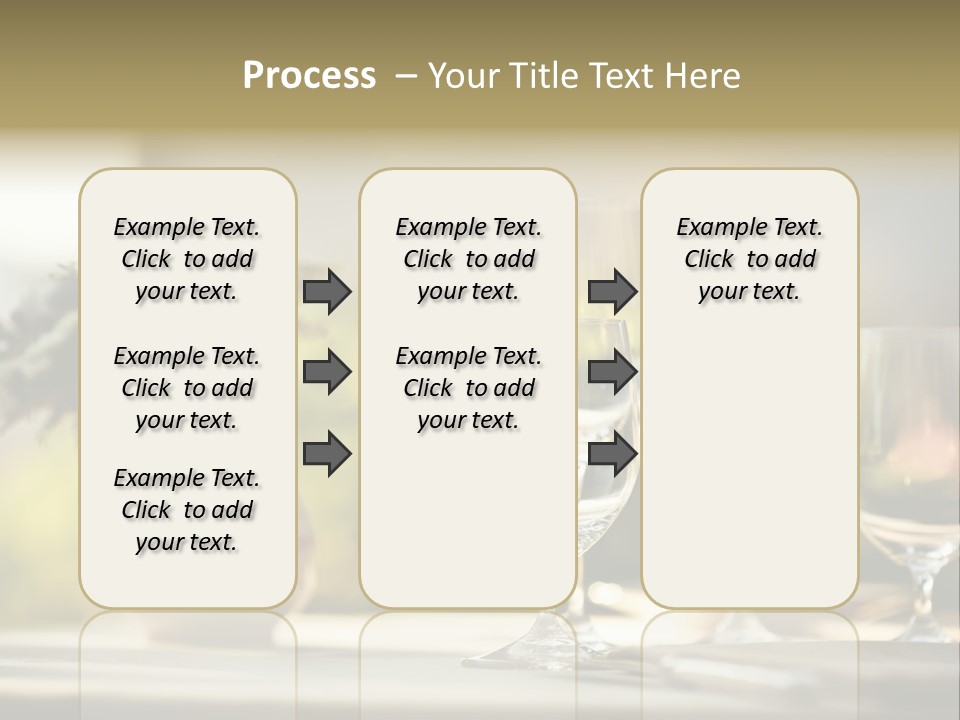 Bottle Lunch Tablecloth PowerPoint Template
