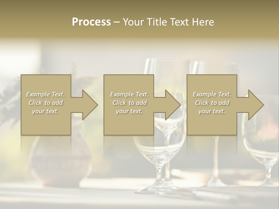 Bottle Lunch Tablecloth PowerPoint Template