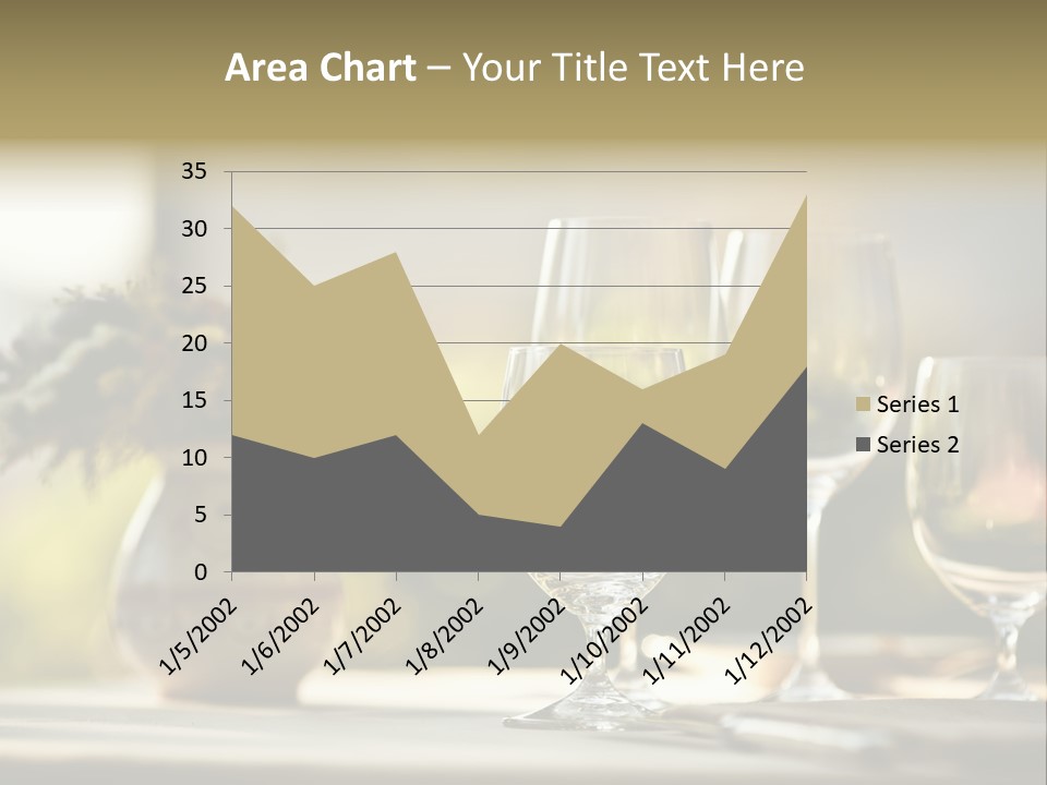 Bottle Lunch Tablecloth PowerPoint Template