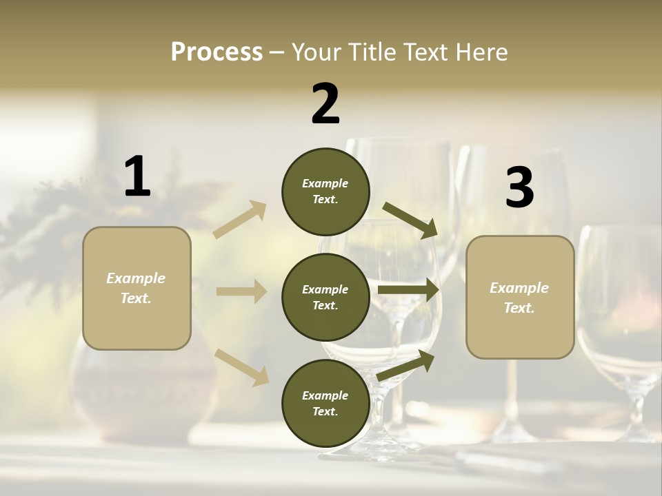 Bottle Lunch Tablecloth PowerPoint Template