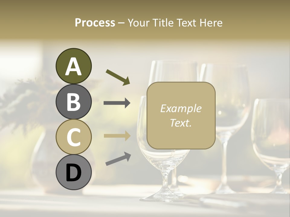 Bottle Lunch Tablecloth PowerPoint Template