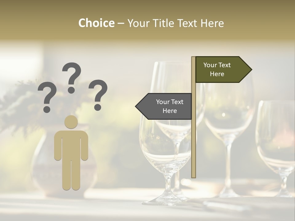 Bottle Lunch Tablecloth PowerPoint Template