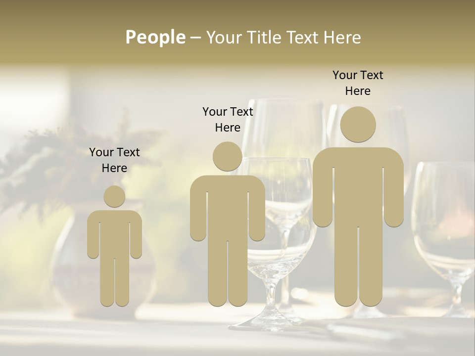 Bottle Lunch Tablecloth PowerPoint Template