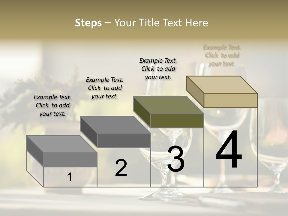 Bottle Lunch Tablecloth PowerPoint Template