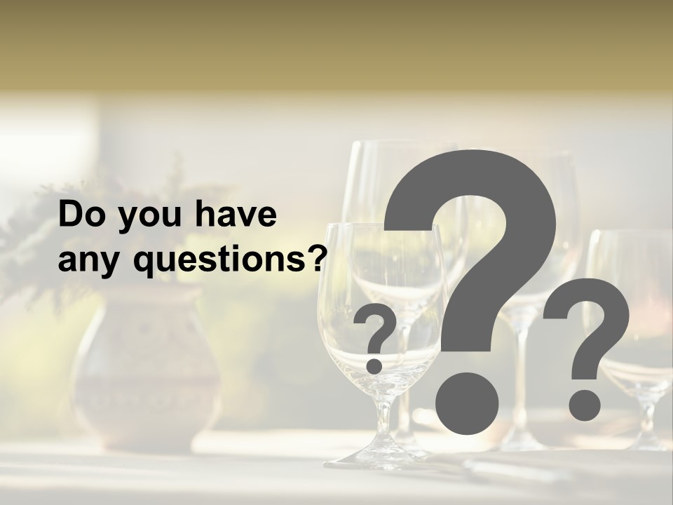 Bottle Lunch Tablecloth PowerPoint Template