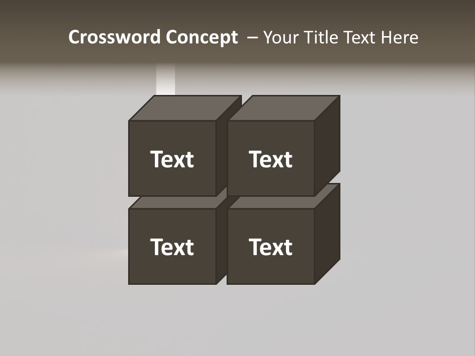 Gate Slit Heaven PowerPoint Template