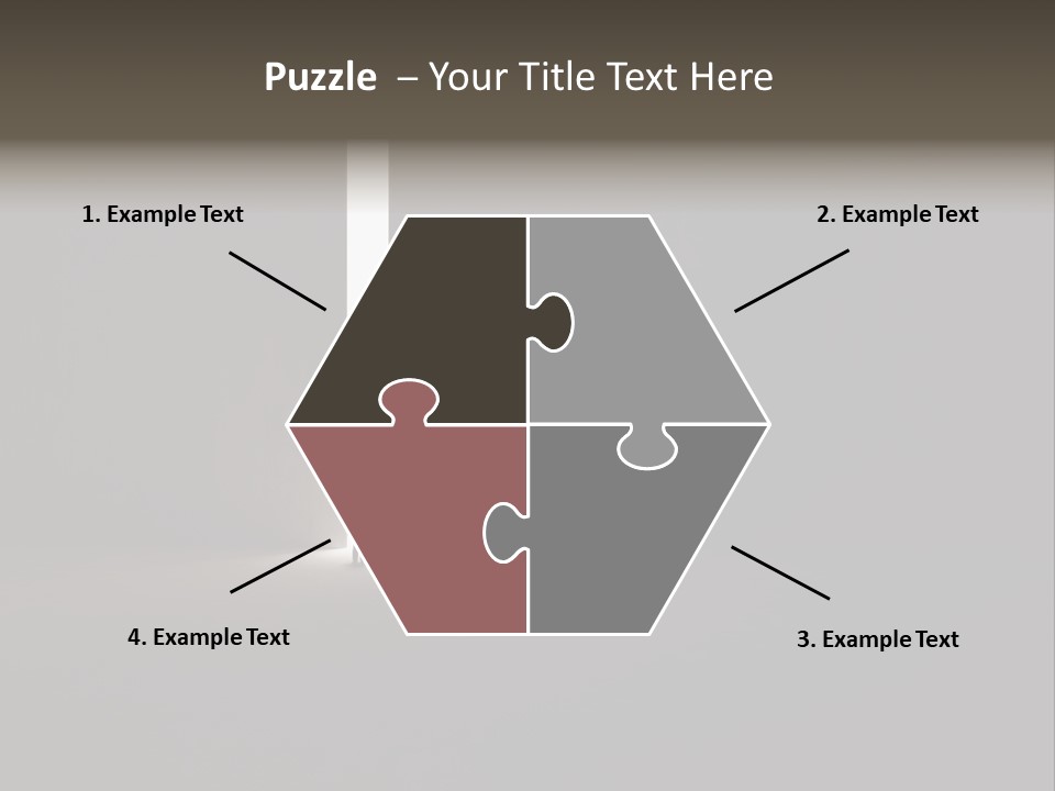 Gate Slit Heaven PowerPoint Template