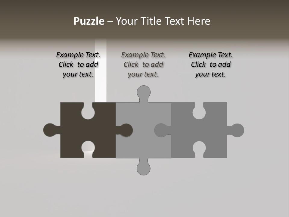 Gate Slit Heaven PowerPoint Template