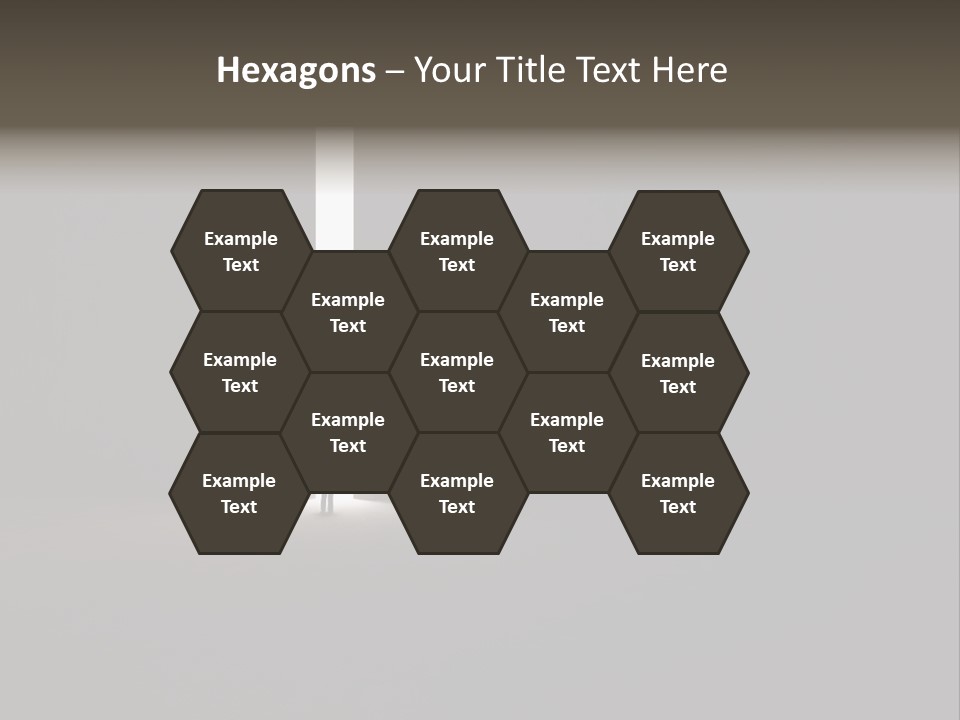 Gate Slit Heaven PowerPoint Template