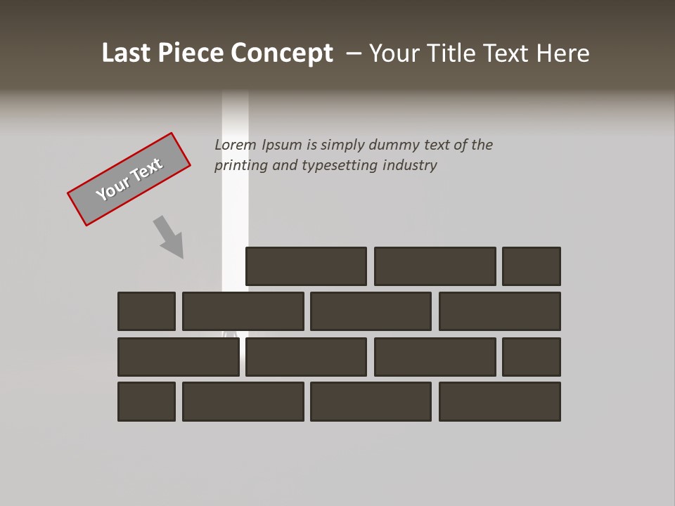 Gate Slit Heaven PowerPoint Template