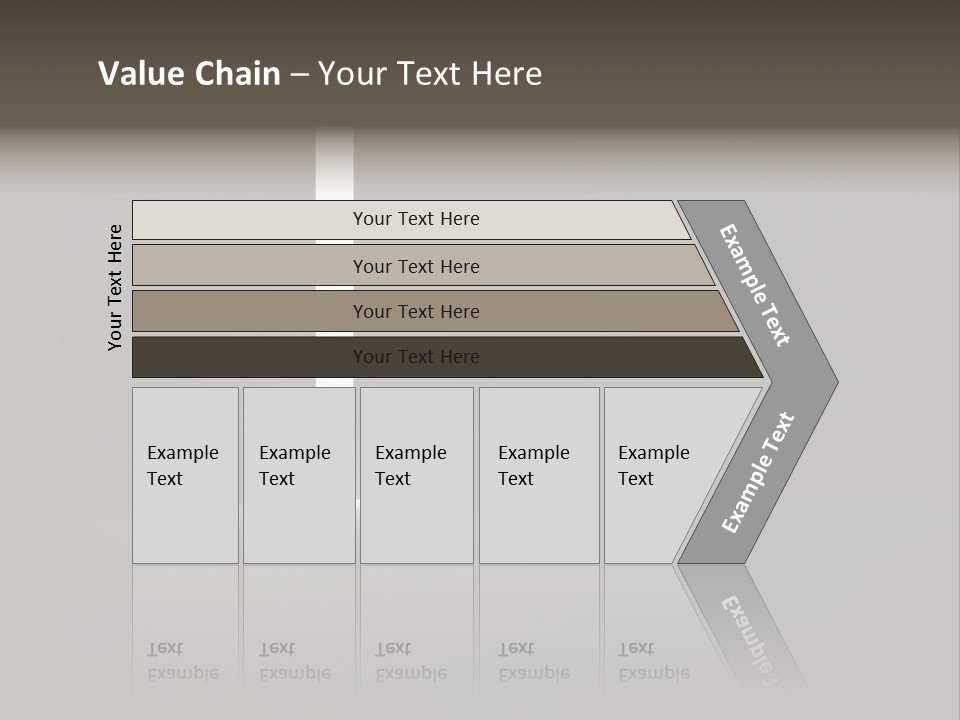 Gate Slit Heaven PowerPoint Template