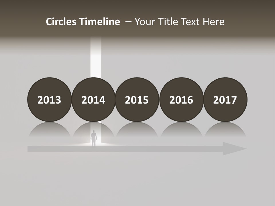 Gate Slit Heaven PowerPoint Template