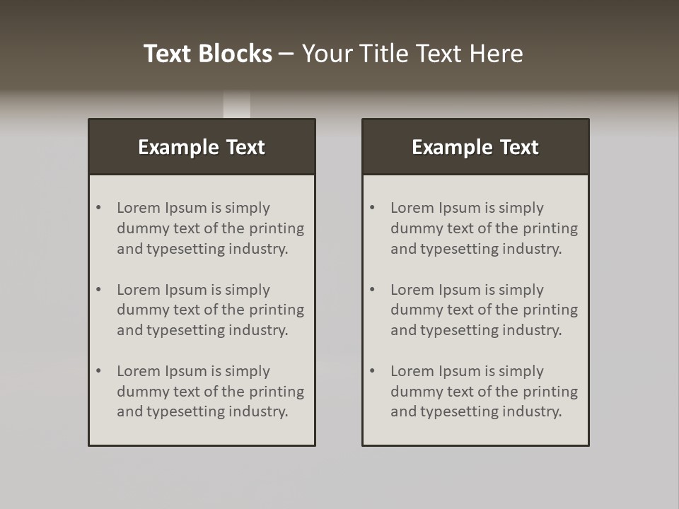 Gate Slit Heaven PowerPoint Template