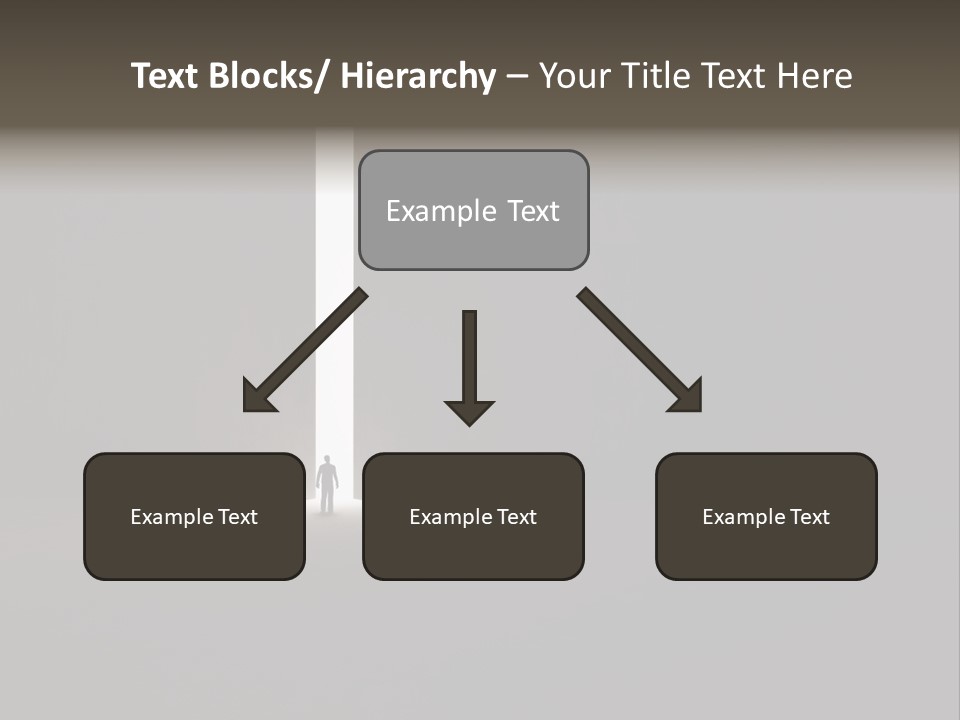 Gate Slit Heaven PowerPoint Template