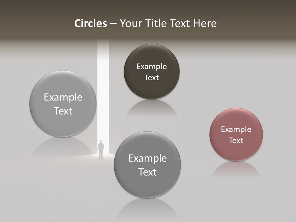 Gate Slit Heaven PowerPoint Template