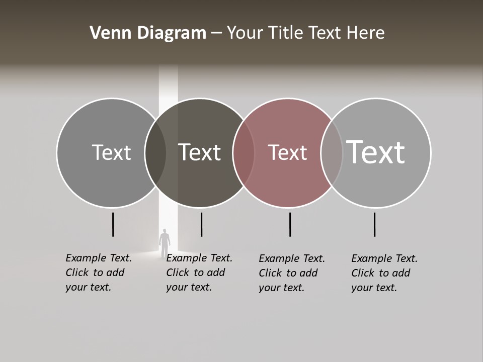 Gate Slit Heaven PowerPoint Template