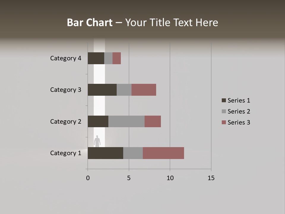 Gate Slit Heaven PowerPoint Template