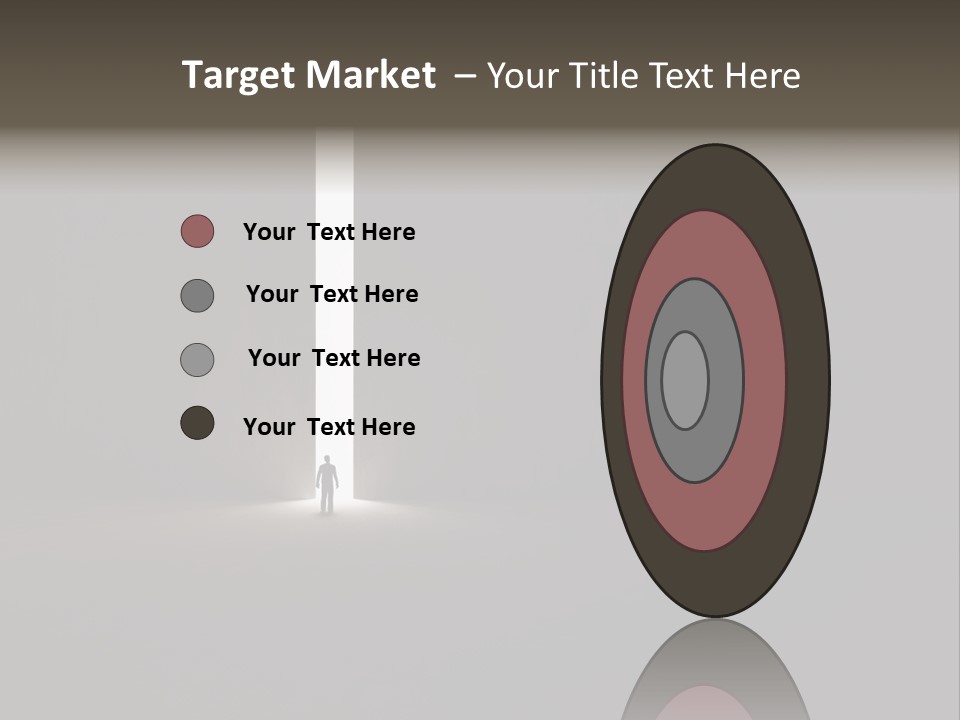 Gate Slit Heaven PowerPoint Template