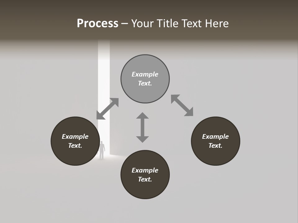 Gate Slit Heaven PowerPoint Template