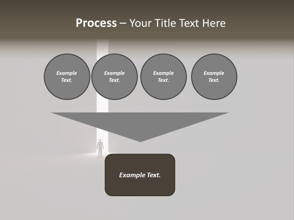 Gate Slit Heaven PowerPoint Template