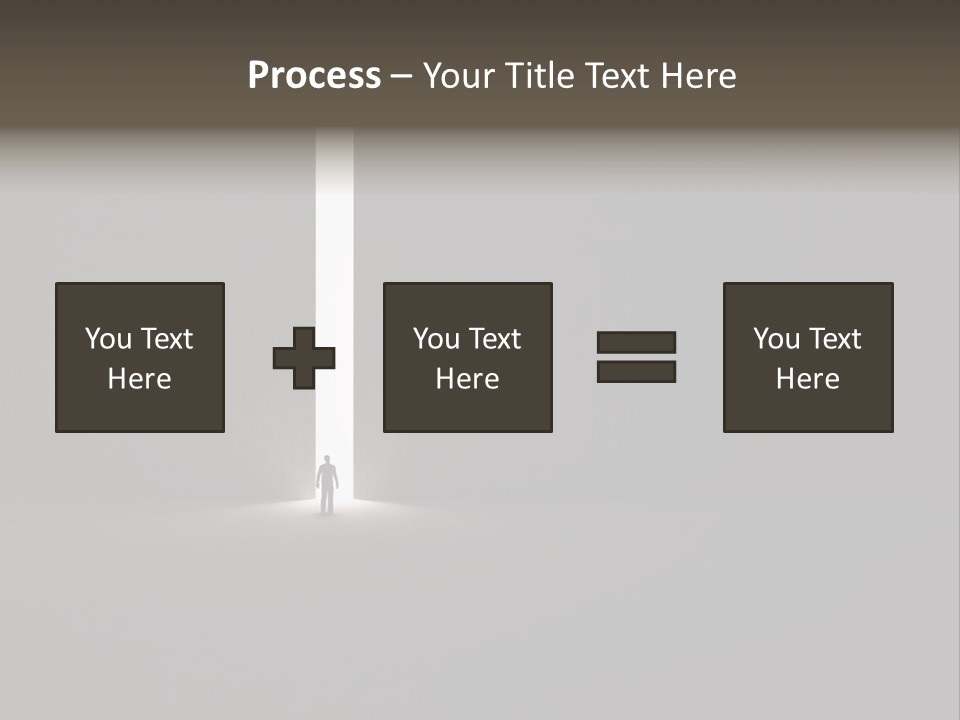 Gate Slit Heaven PowerPoint Template