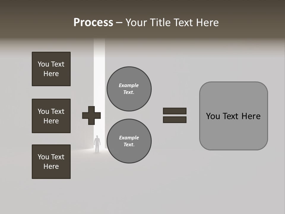 Gate Slit Heaven PowerPoint Template