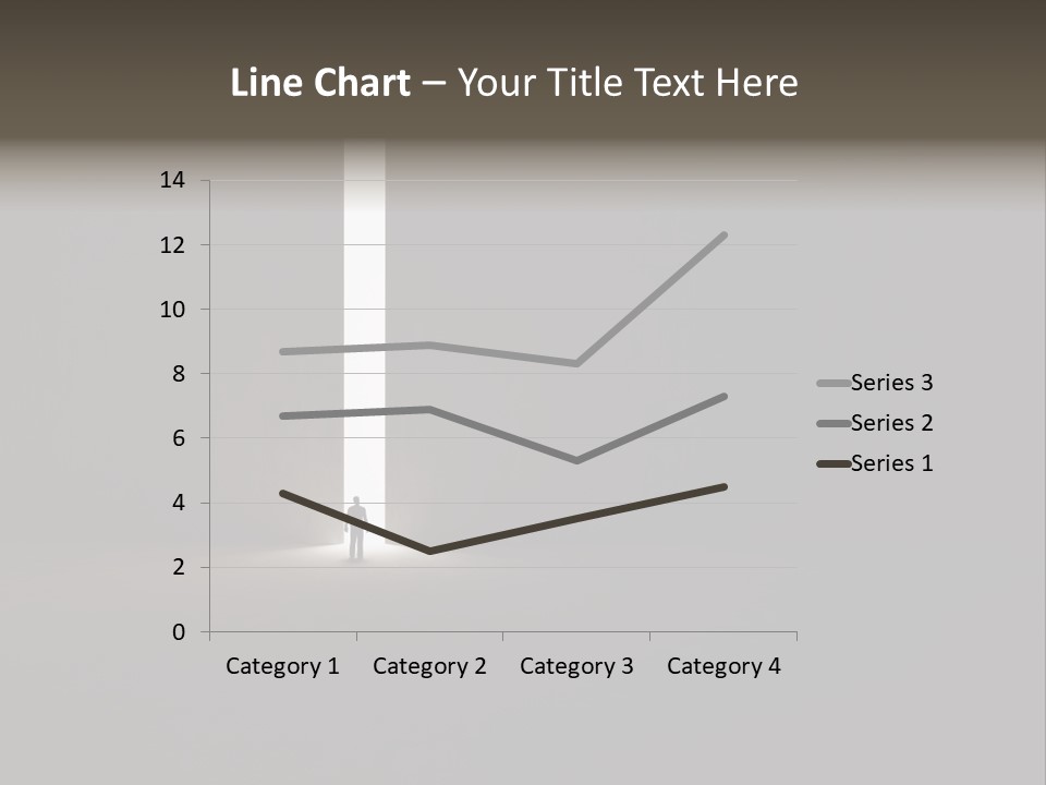 Gate Slit Heaven PowerPoint Template