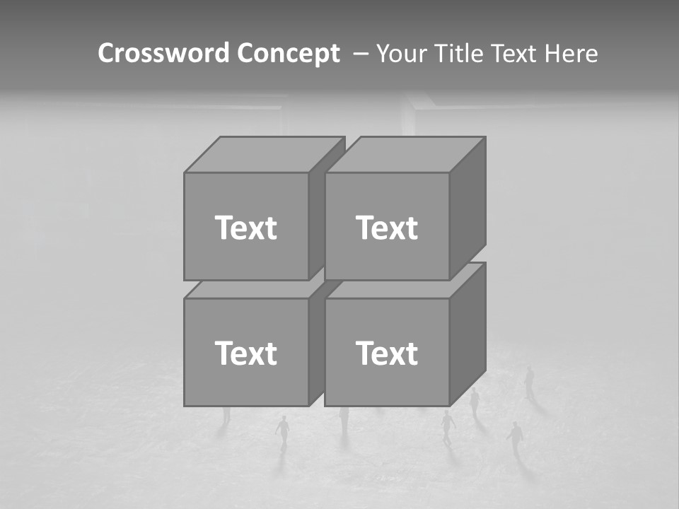 Symbol Life Dark PowerPoint Template