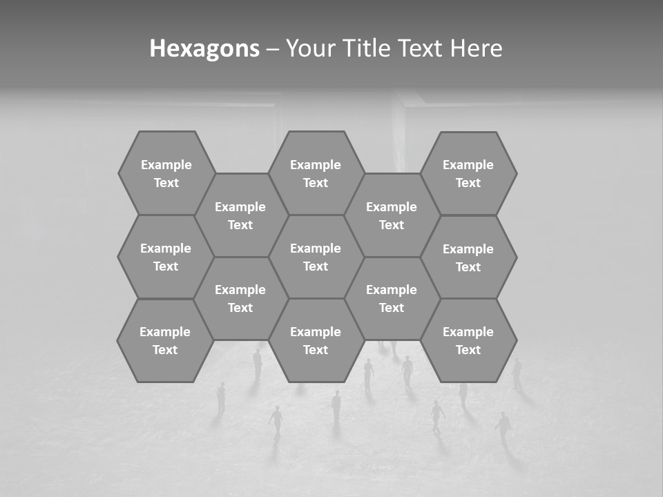 Symbol Life Dark PowerPoint Template