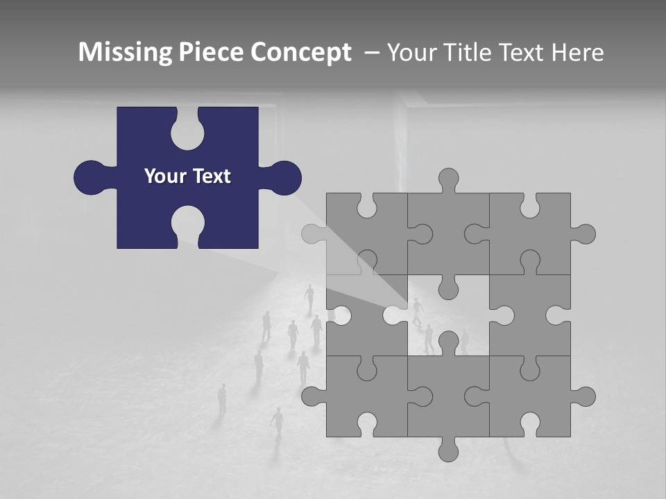 Symbol Life Dark PowerPoint Template