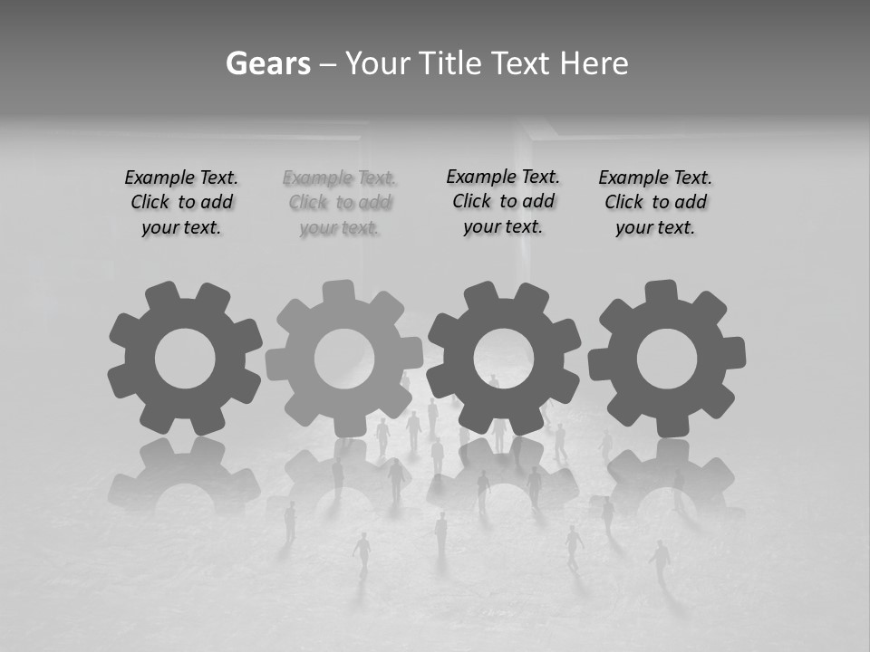 Symbol Life Dark PowerPoint Template