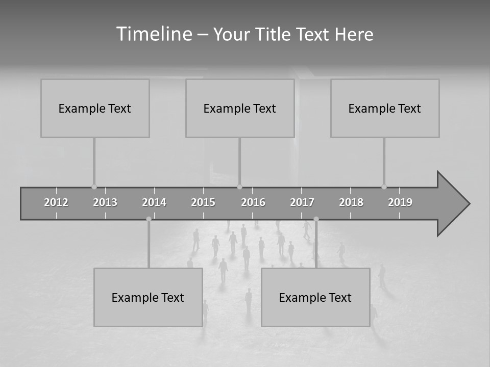 Symbol Life Dark PowerPoint Template